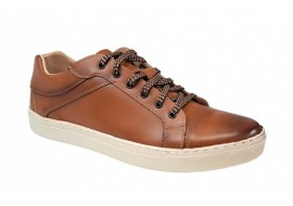 OFERTA! Pantofi barbati sport din piele naturala, maro - CIUCALETI SHOES -1021MDBOX